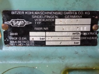 компрессор кондиционера, ориг. номер BITZER, 4081, X4PF, BITZER X4PF