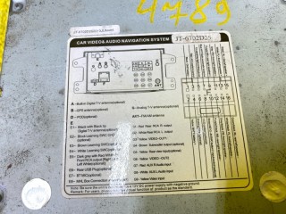 магнитофон, ориг. номер 4789, WOWAUTO, JT6702D25, WOWAUTO JT6702D25