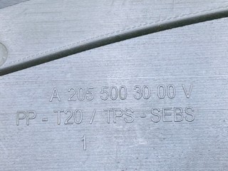 накладка на телевизор, ориг. номер 5392, A2055003000, Mercedes-Benz C-CLASS 2014-2018