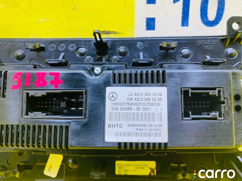 блок управления климат-контролем Mercedes-Benz E-CLASS, A2129007404, фото 5