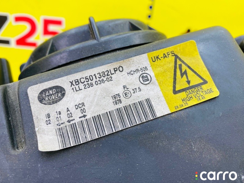 фара Land Rover RANGE ROVER 2002-2005, XBC501382LPO, фото 4