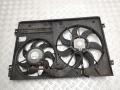 1K0121207A вентилятор охлаждения Audi A3 8P 2003г. - фото №2