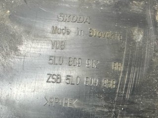 подкрылок передний правый, ориг. номер 5L0809962, Skoda Yeti 1 поколение 2009-2014