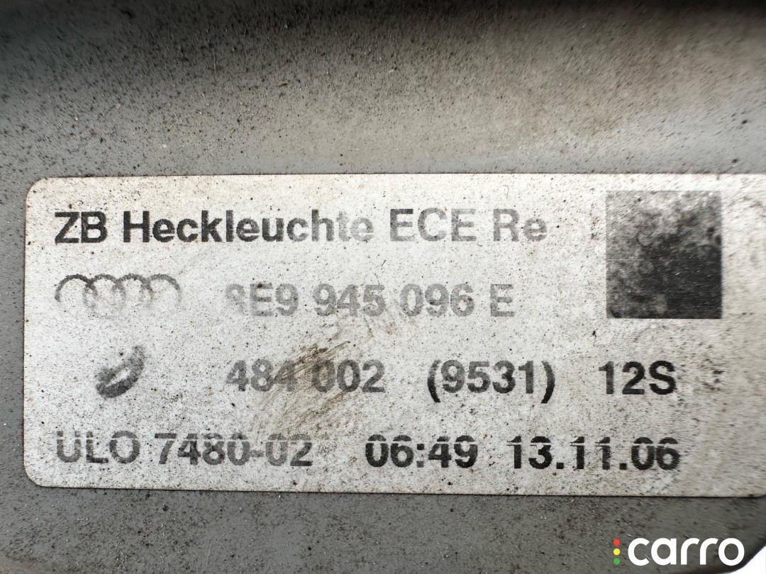Фонарь Audi A4 B7 2004-2009, 8E9945096E, фото 10