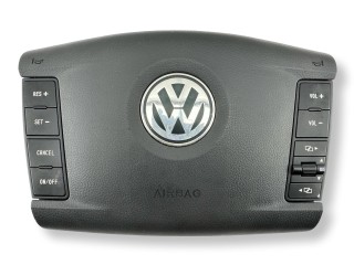 подушка безопасности водителя, ориг. номер 7L6880201D, Volkswagen Touareg 1 поколение 2002-2007