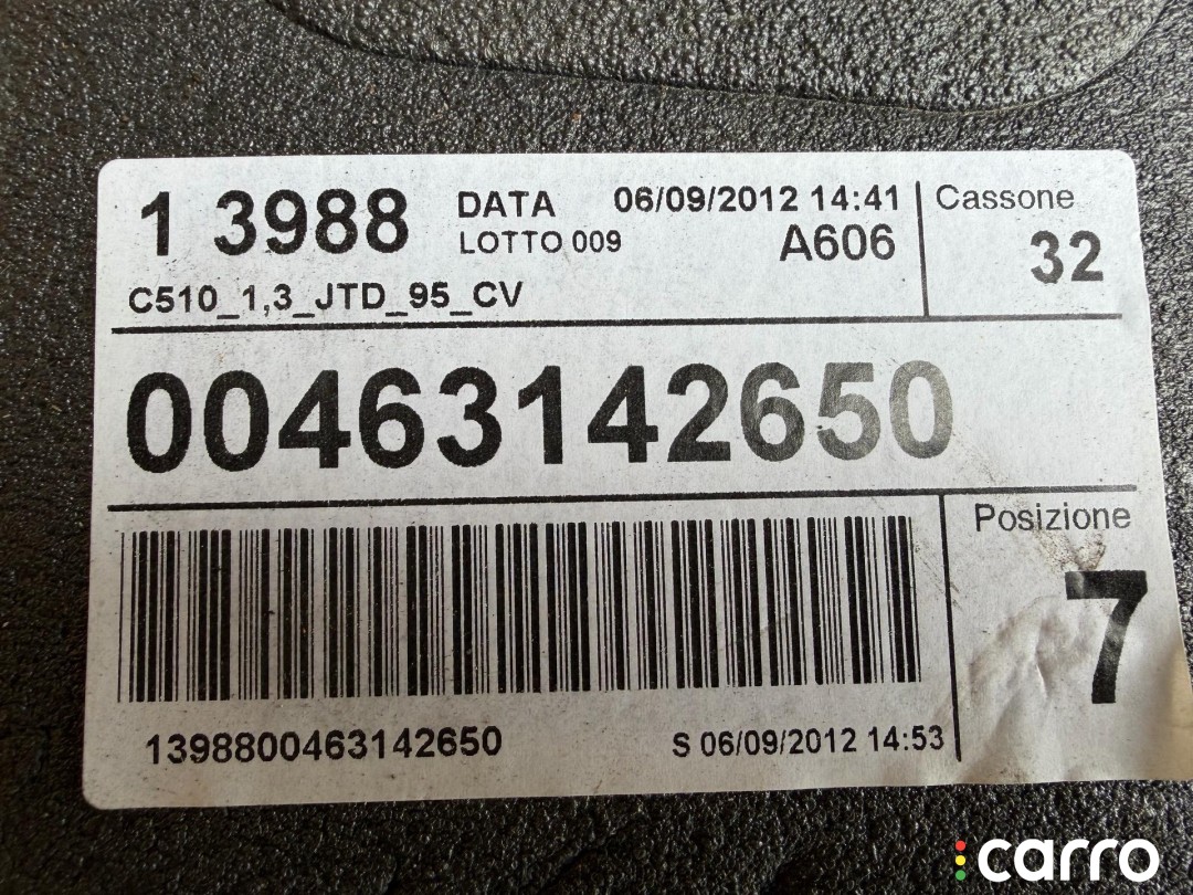 кулиса КПП Fiat Punto 3 поколение [2-й рестайлинг] 2012-2018, 00463142650, фото 13