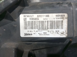 Фара галоген правая, ориг. номер 8200701366, 93859834, 89314020, Opel Vivaro A [рестайлинг] 2006-2014
