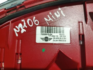 Фонарь правый, ориг. номер 7255910-04, Mini Cooper 2 поколение [рестайлинг] 2006-2010