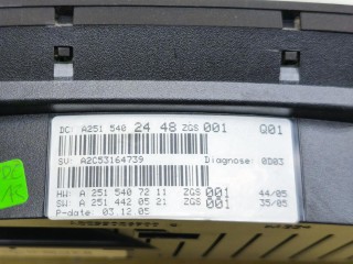 Панель приборов, ориг. номер A2515402448, Mercedes-Benz R-class 2005-2007
