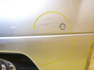 Бампер, ориг. номер A2048804140, Mercedes-Benz C-Class 2007-2011