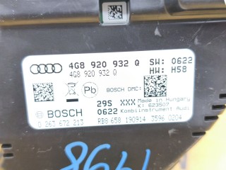 Панель приборов, ориг. номер 4G8920932Q, AUDI A6 2014-2018