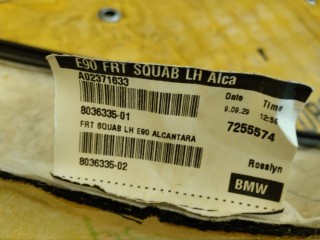 Обшивка сидений, ориг. номер 52108036343, BMW 320i