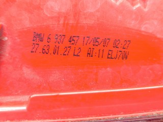 Фонарь, ориг. номер 63216937457, BMW 323i