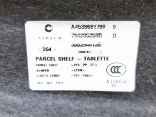 Полка багажника, ориг. номер A4538681700, SMART ForFour Turbo