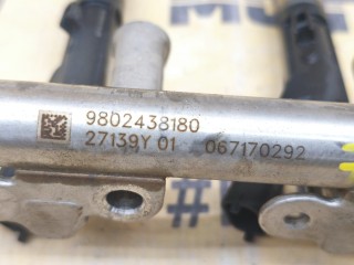 Рампа топливная, ориг. номер 9802438180, Peugeot 2008 2016-2019