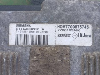 Блок управления двигателем, ориг. номер 7700105980, 115300202, Renault Scenic 1996-1999