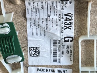 обшивка двери задней правой, ориг. номер 31662115, Volvo V60 Cross Country 2 2018-2026