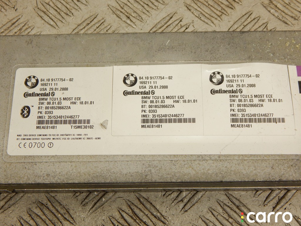 Блок Bluetooth BMW X5-series (E70) 2006-2010, 9177754, фото 2