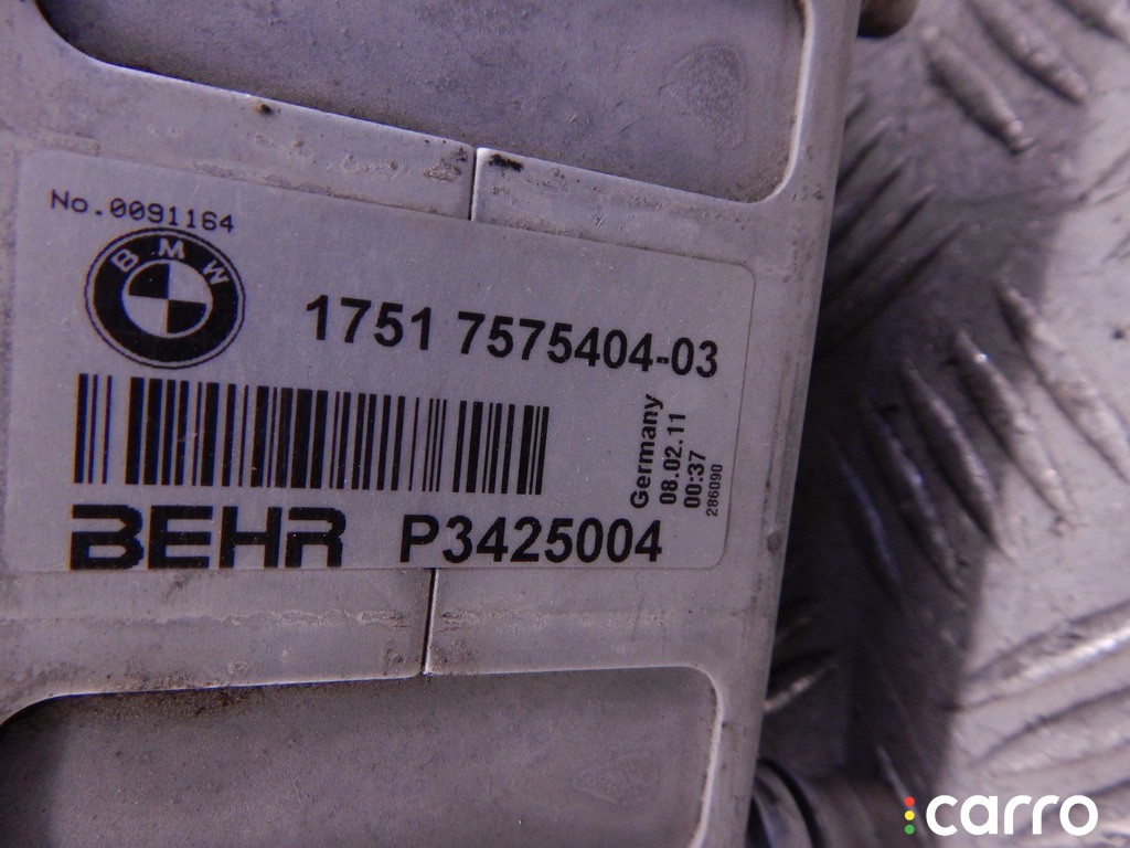 17517575404, 7575404, N63 Интеркулер BMW 7-series (F01/02) 2011г. - фото №2