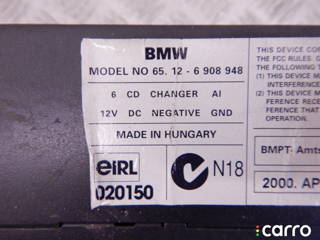 CD-чейнджер BMW 5-series (E39) 1995-2000, 6908948, фото 5