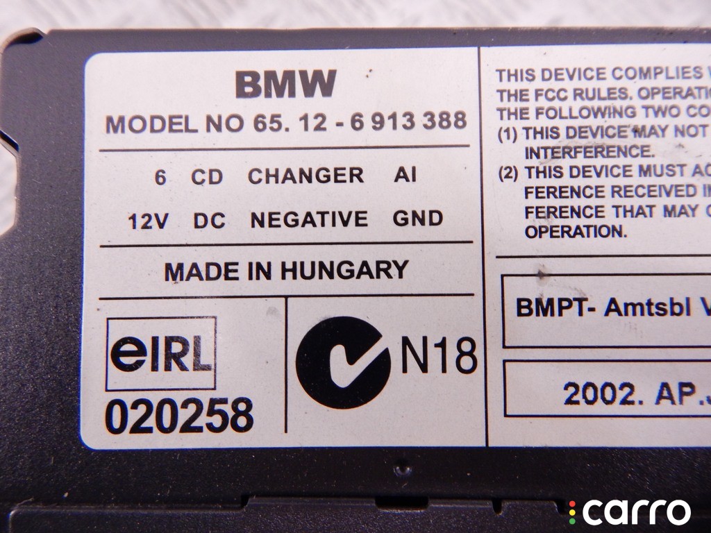 CD-чейнджер BMW 5-series (E39) 2000-2004, 6913388, фото 5