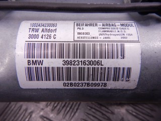 Подушка безопасности пассажира, ориг. номер 72128231630, M54, 8231630, BMW 5-series (E39) 2000-2004