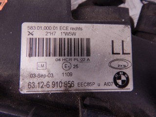Фара правая, ориг. номер M47N, 6910956, 63126910956, 63127165770, 7165770, BMW 3-series (E46) 1997-2003