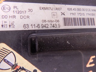 Фара левая, ориг. номер N46, 63117161671, 7161671, BMW 3-series (E90/91/92) 2004-2008