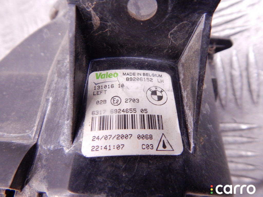 Фара противотуманная левая BMW X5-series (E70) 2006-2010, M57N2, фото 4