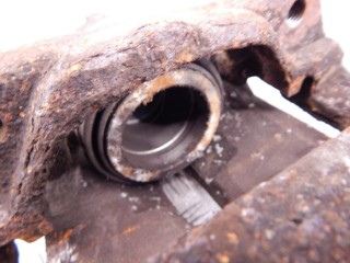 Суппорт передний левый, ориг. номер 34111163385, 1163385, M52, BMW 5-series (E39) 1995-2000