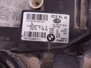 Фара левая, ориг. номер N13, 63117296911, 7296911, BMW 1-series (F20/21) 2011-2015
