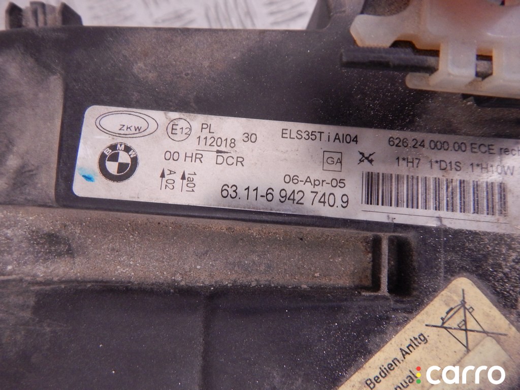 Фара правая BMW 3-series (E90/91/92) 2004-2008, N46, фото 6