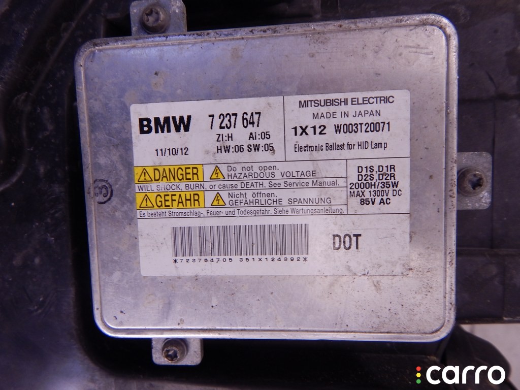 Фара левая BMW X1-series (E84) 2009-2012, 63112990009, фото 9