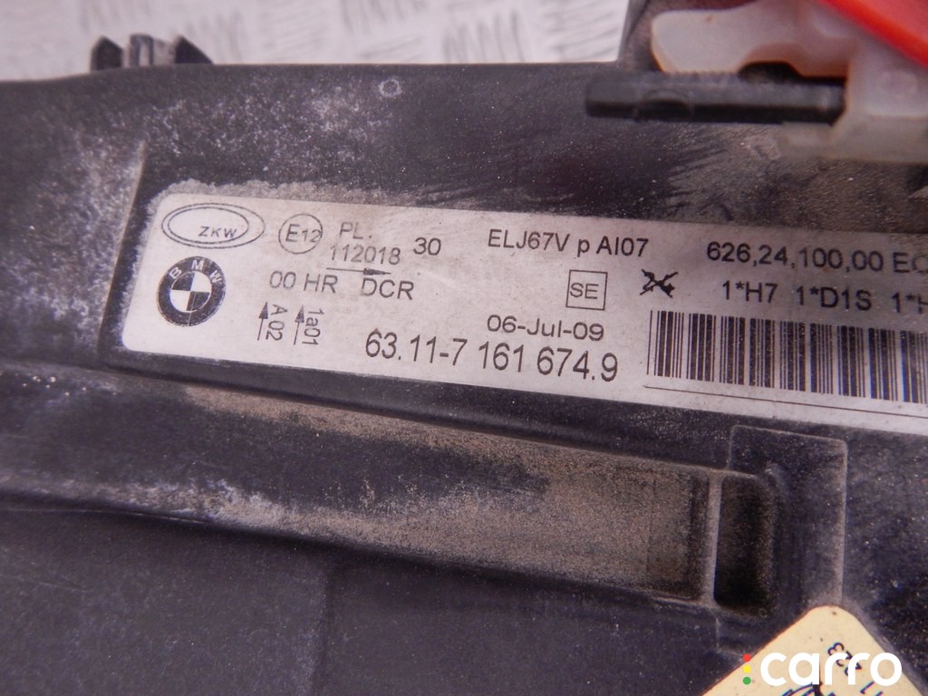 Фара правая BMW 3-series (E90/91/92) 2004-2008, N52, фото 6