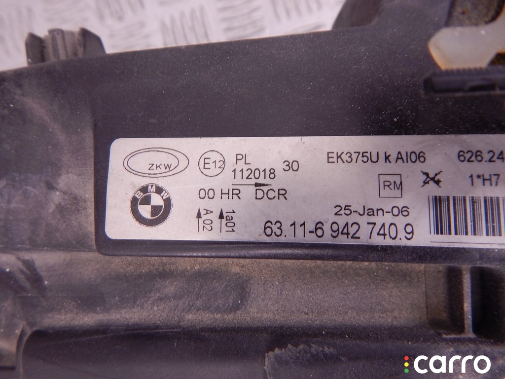 Фара правая BMW 3-series (E90/91/92) 2004-2008, N52, фото 6