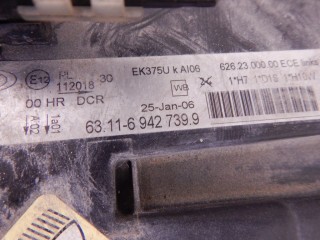 Фара левая, ориг. номер N52, 63117161673, 7161673, BMW 3-series (E90/91/92) 2004-2008