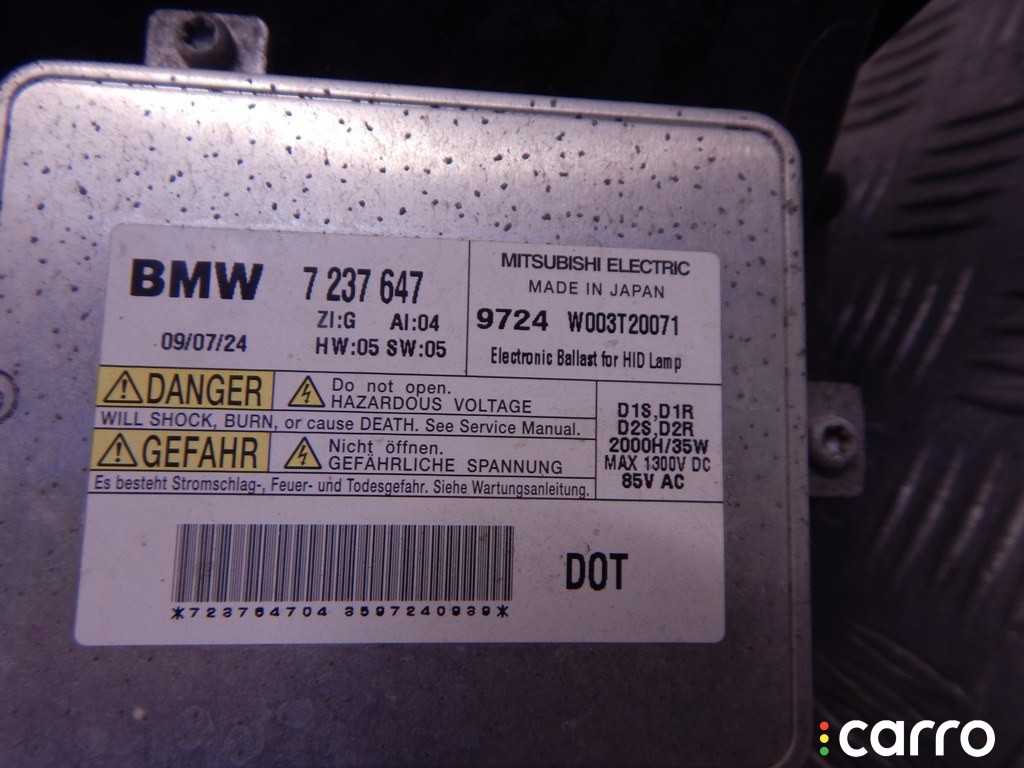Фара левая BMW 3-series (E90/91/92) 2008-2013, 63117202585, фото 8