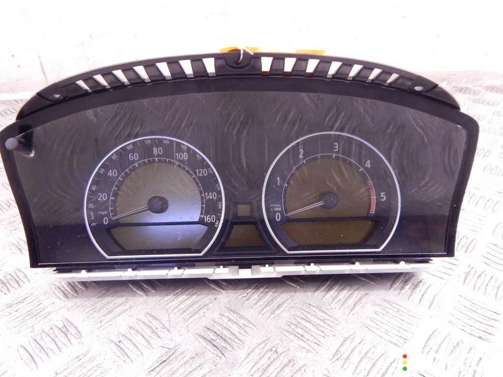 Щиток приборов (приборная панель) BMW 7-series (E65/66) 2001-2005, седан, левый руль, M57N306D2, фото 1