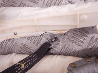 Подушка безопасности боковая (шторка) левая, ориг. номер M57N306D2, 72129143352, 9143352, 72127011014, 7011014, M57N, BMW 7-series (E65/66) 2001-2005