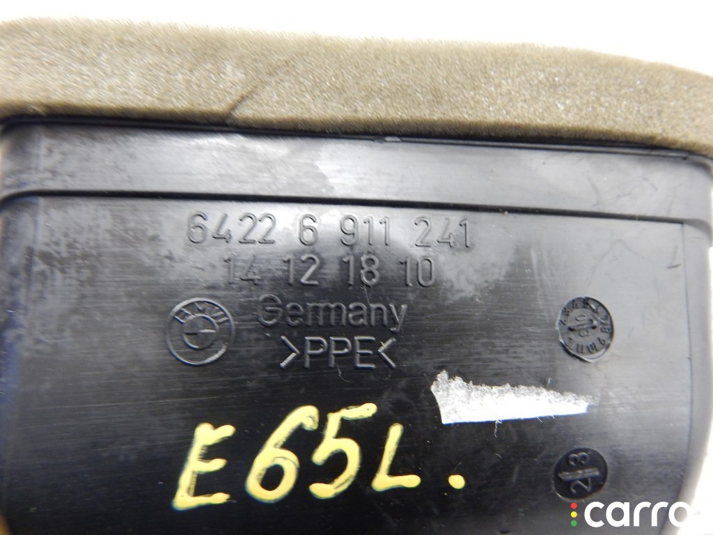 Дефлектор обдува салона BMW 7-series (E65/66) 2001-2005, 3.0 л, АКПП, M57N306D2, фото 3
