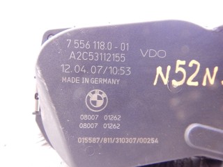 Заслонка дроссельная, ориг. номер 13547556118, 7556118, N52N, BMW 3-series (E90/91/92) 2004-2008