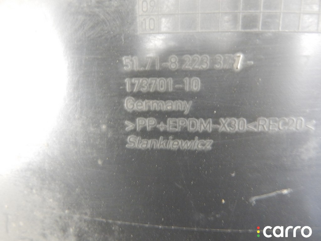 M57N306D2, M57N, 51718223377, 8223377 Защита арок задняя левая (подкрылок) BMW 7-series (E65/66) 2003г. - фото №3