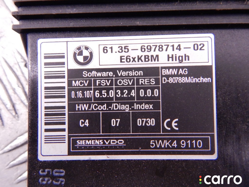 Блок комфорта BMW 5-series (E60/61) 2002-2007, 9168835, фото 2