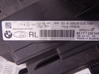Фара левая, ориг. номер 63117259543, 7259543, N47N, BMW 3-series (F30/31) 2011-2016