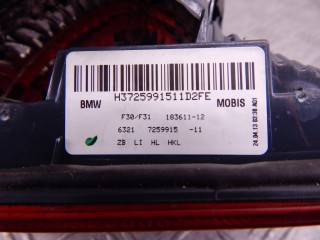 Фонарь крышки багажника левый, ориг. номер 63217259915, 7259915, N47N, BMW 3-series (F30/31) 2011-2016