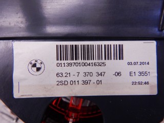 Фонарь крышки багажника левый, ориг. номер 7370347, 63217370347, N47N, BMW 5-series (F10/11) 2013-2017