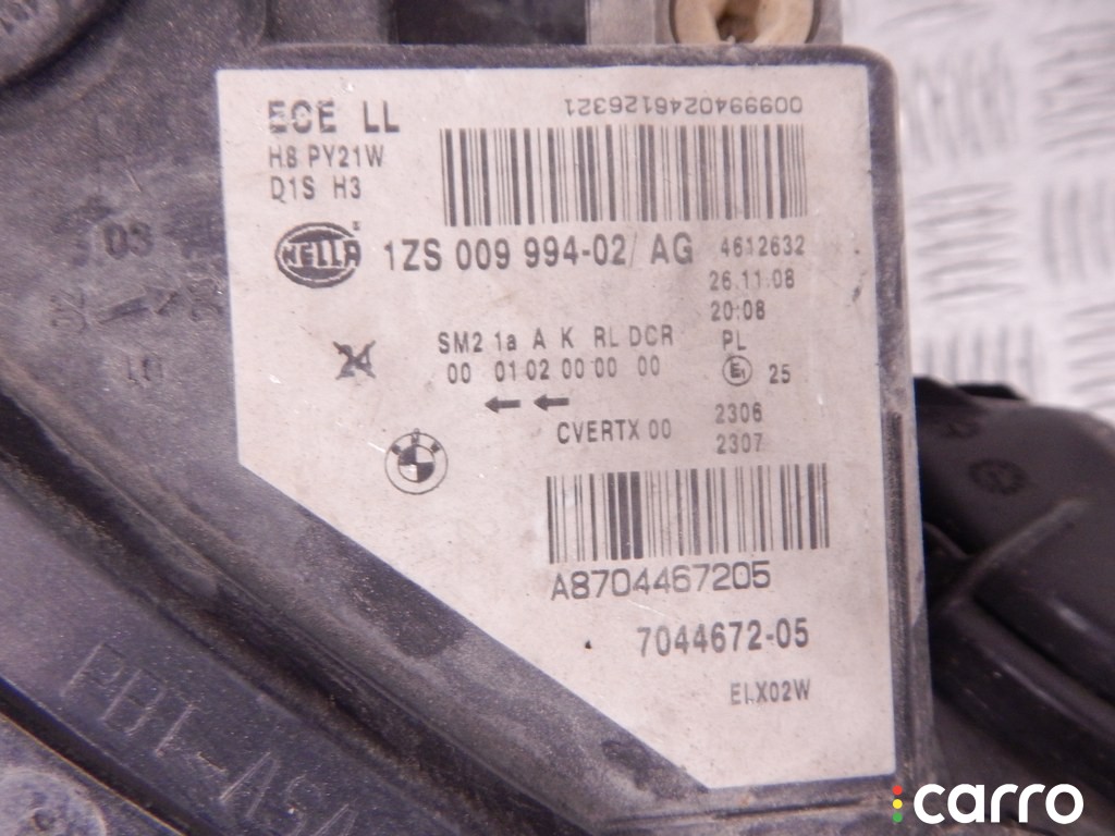 N52N, 63127045692, 7044672, 63127044672, 7045692 Фара правая BMW 5-series (E60/61) 2008г. - фото №5