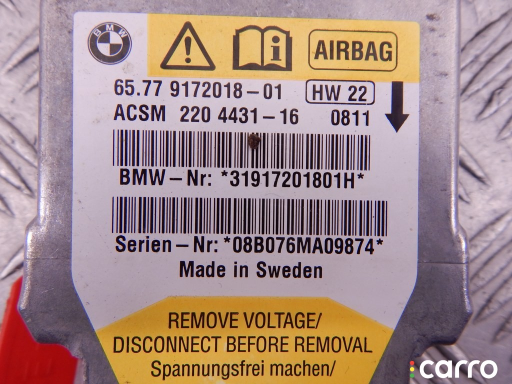 Блок AirBag BMW 5-series (E60/61) 2007-2010, M57N2, фото 2