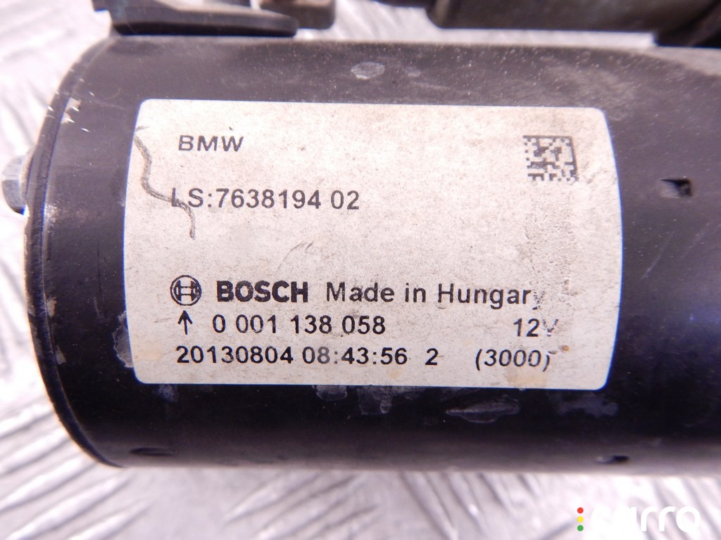 Стартер BMW X1-series (E84) 2012-2015, 2.0 л, бензин, 7638194, фото 2