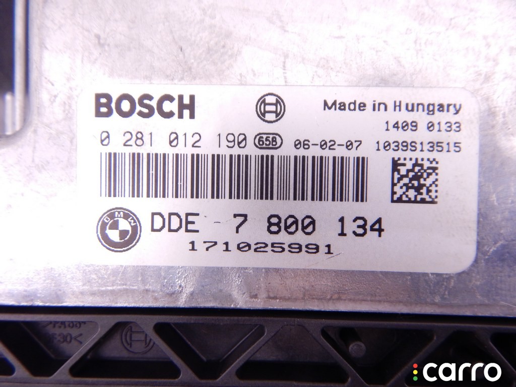 Блок управления двигателем BMW 5-series (E60/61) 2002-2007, 7802266, фото 3